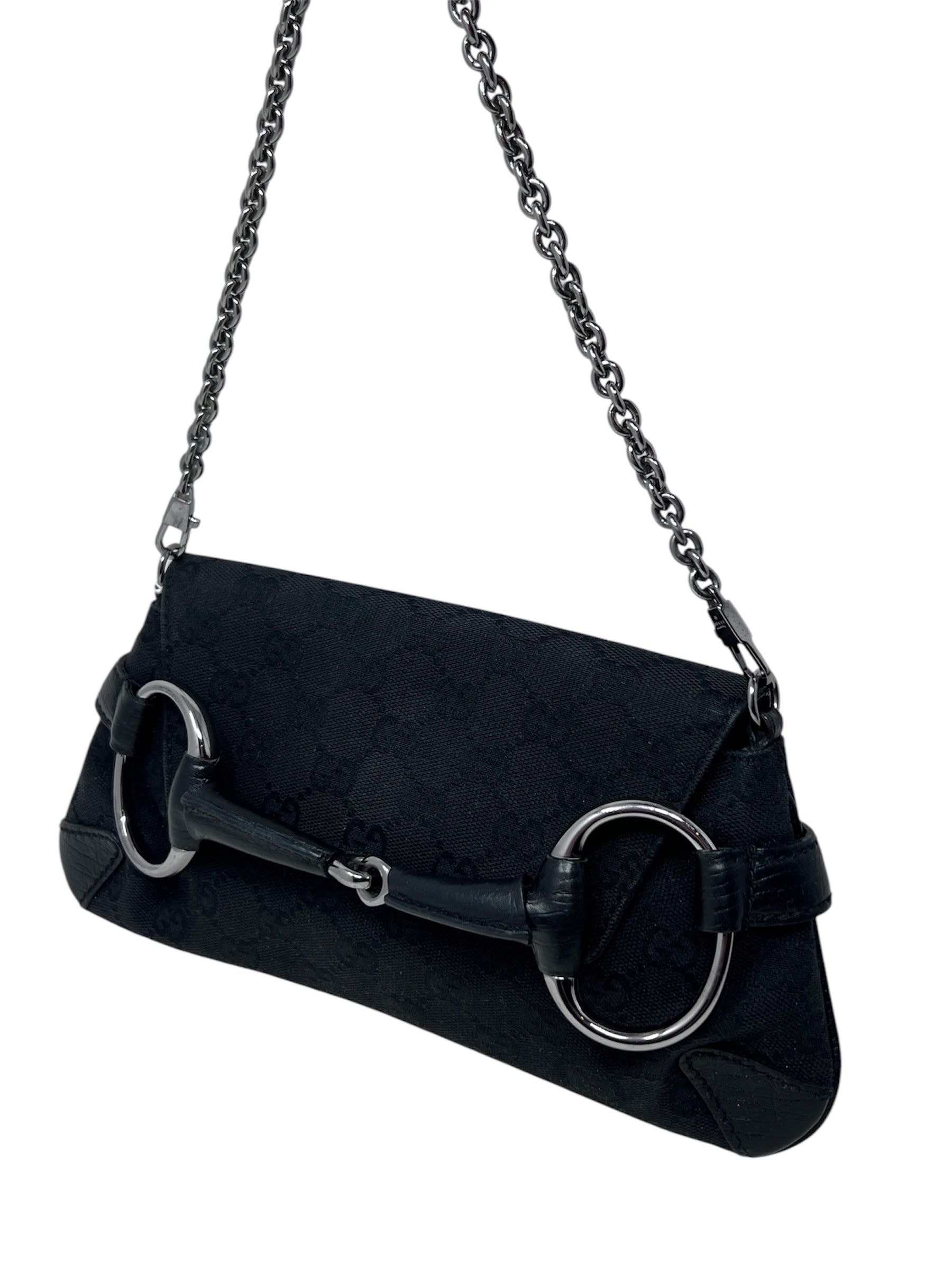 Gucci Small Horsebit Chain Shoulder Bag