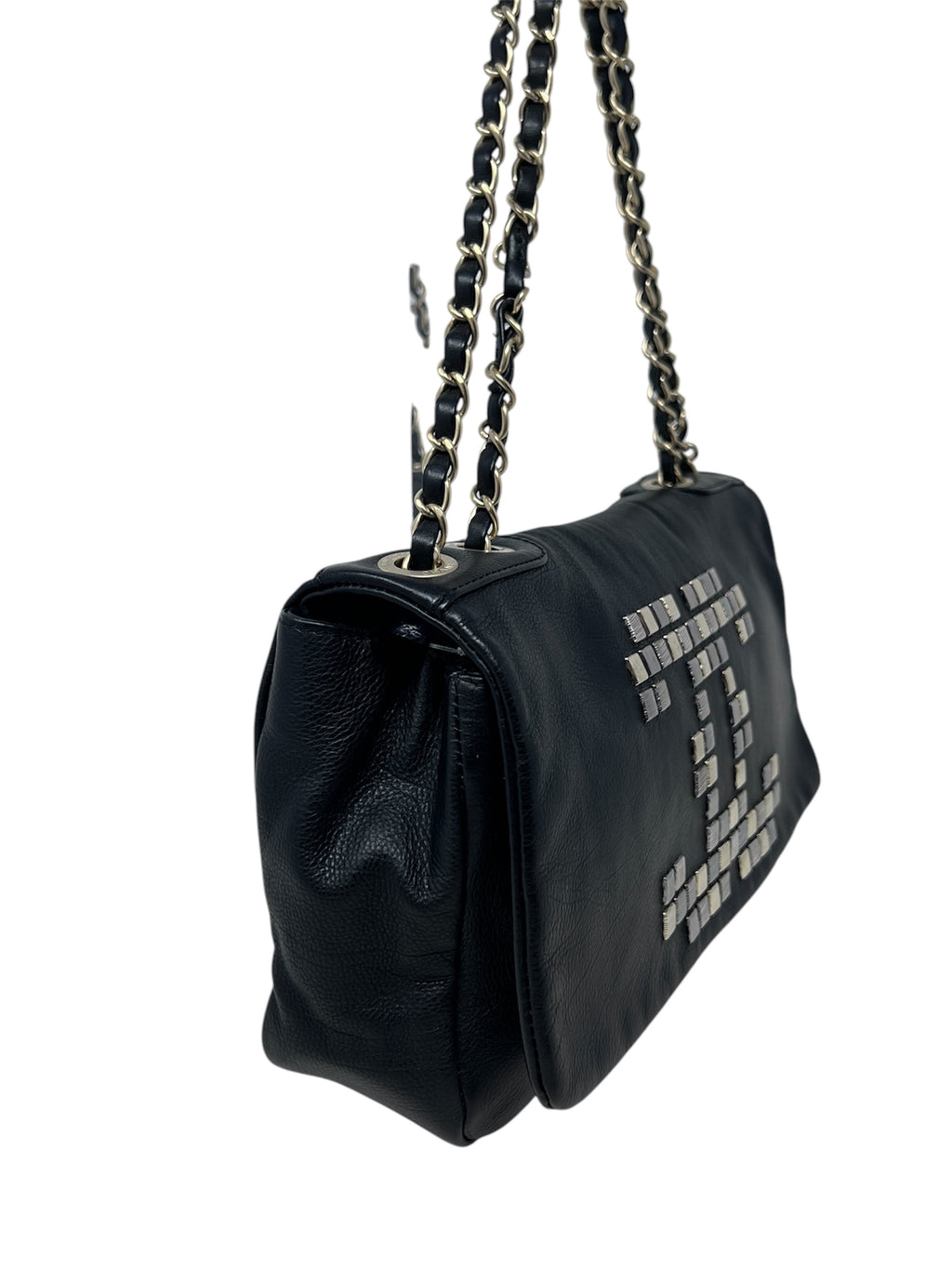 Chanel Mosaic Studs Chain Shoulder Bag