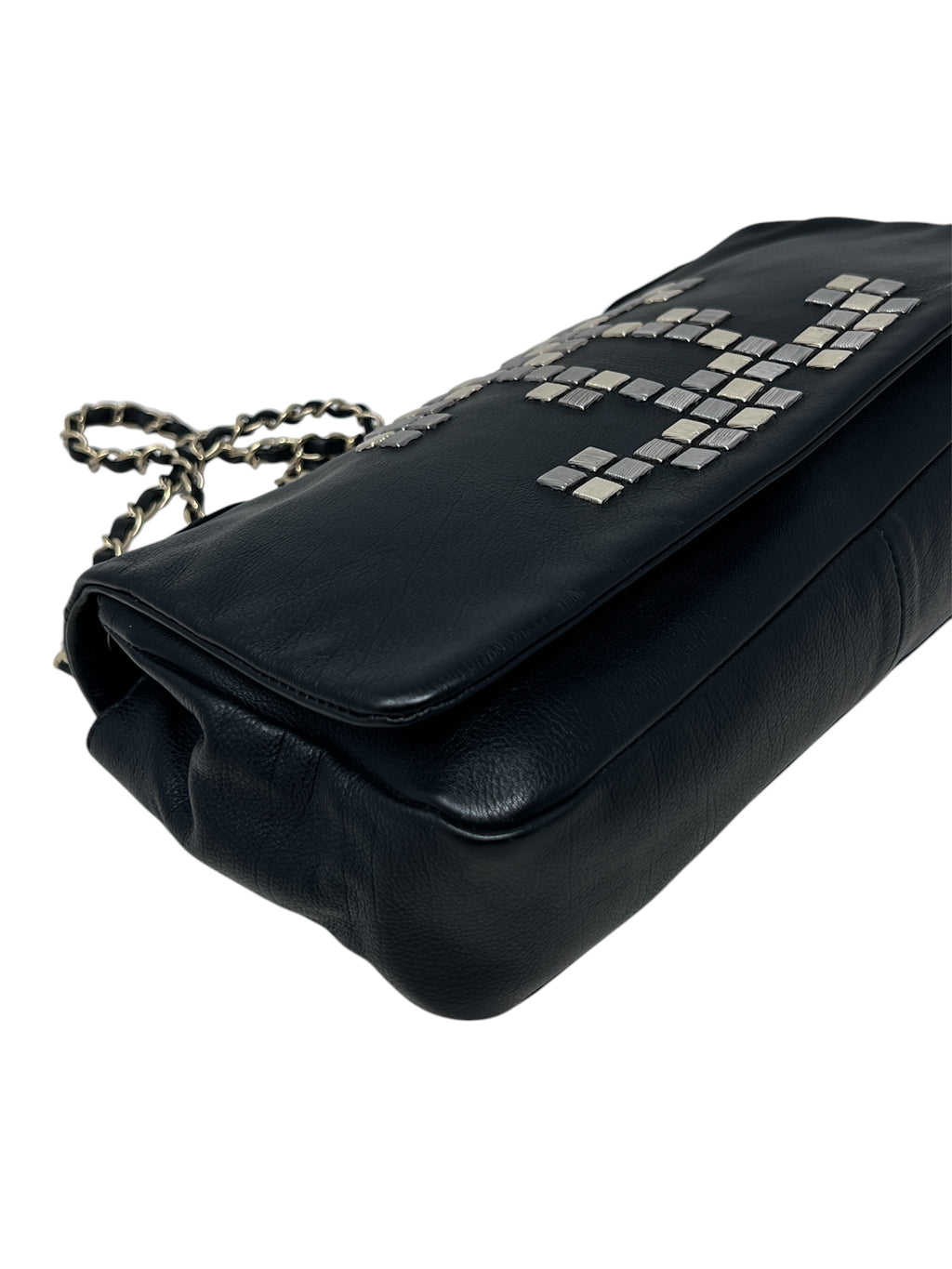 Chanel Mosaic Studs Chain Shoulder Bag