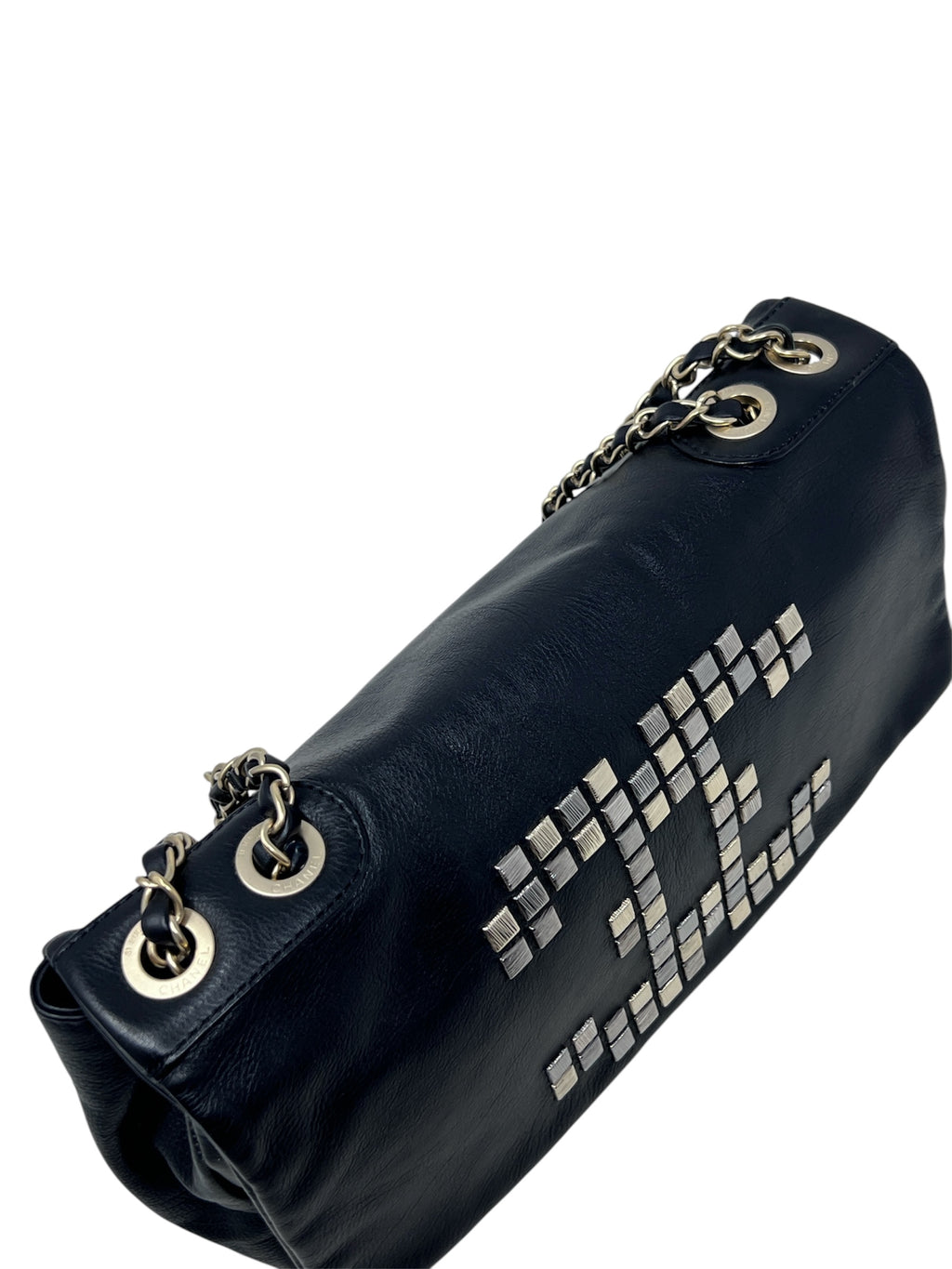 Chanel Mosaic Studs Chain Shoulder Bag