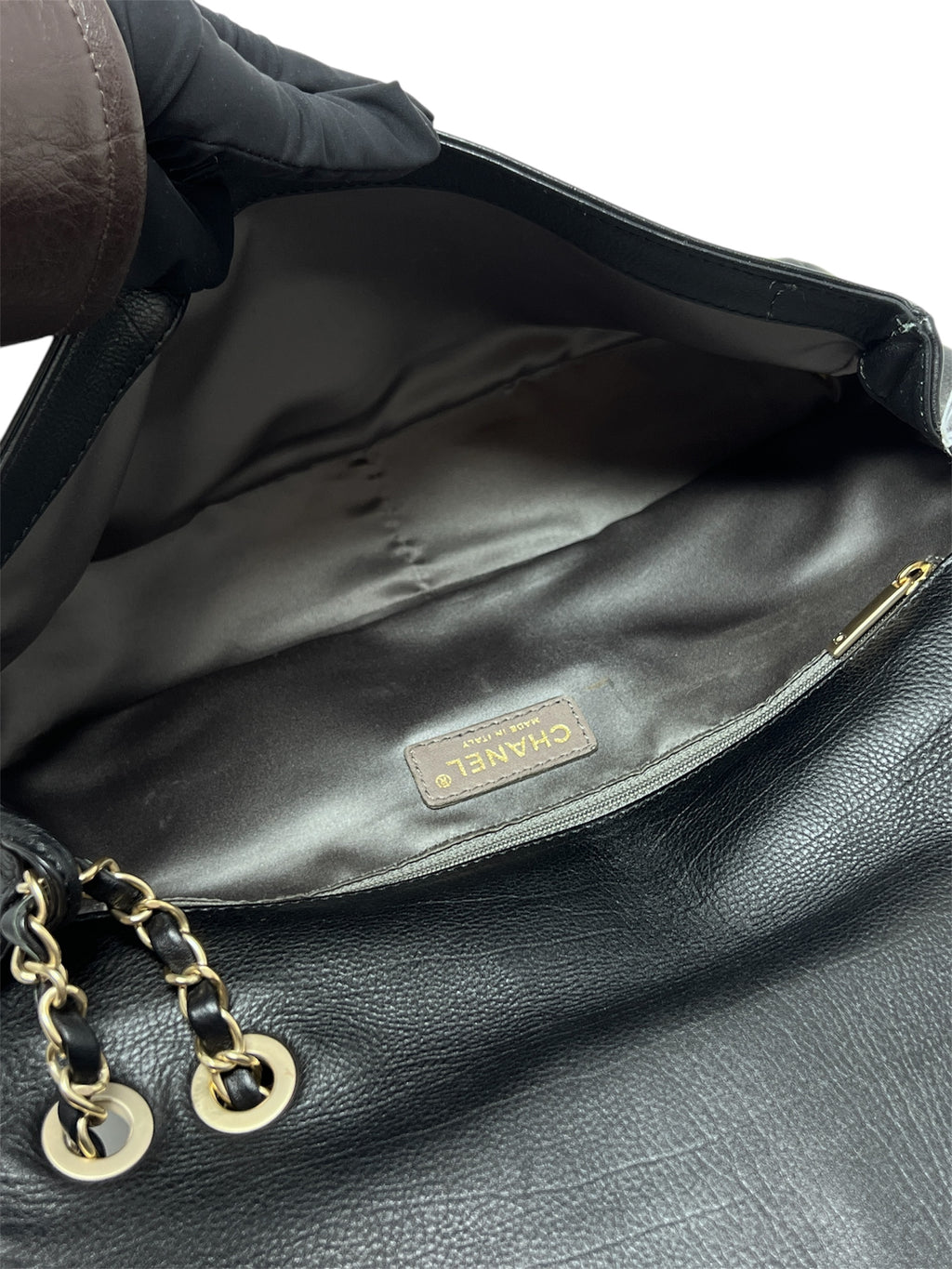 Chanel Mosaic Studs Chain Shoulder Bag