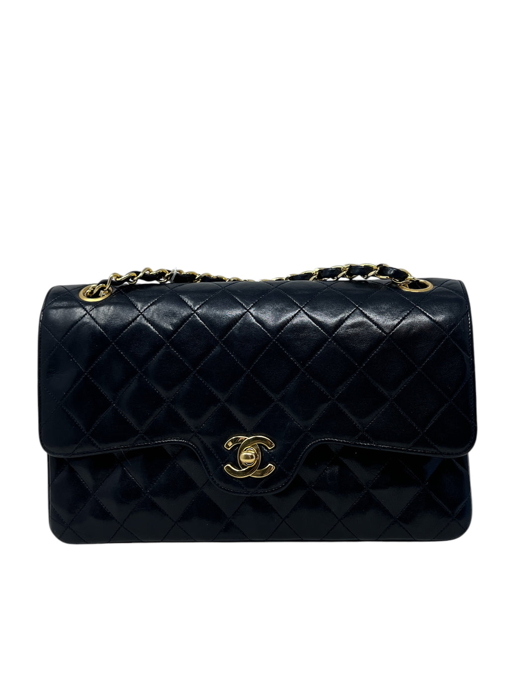 Chanel Vintage Curved Double Flap