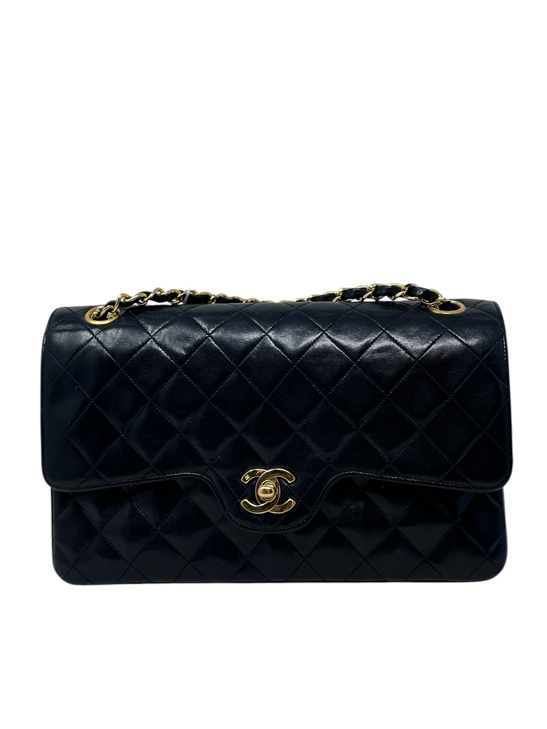 Chanel Vintage Curved Double Flap