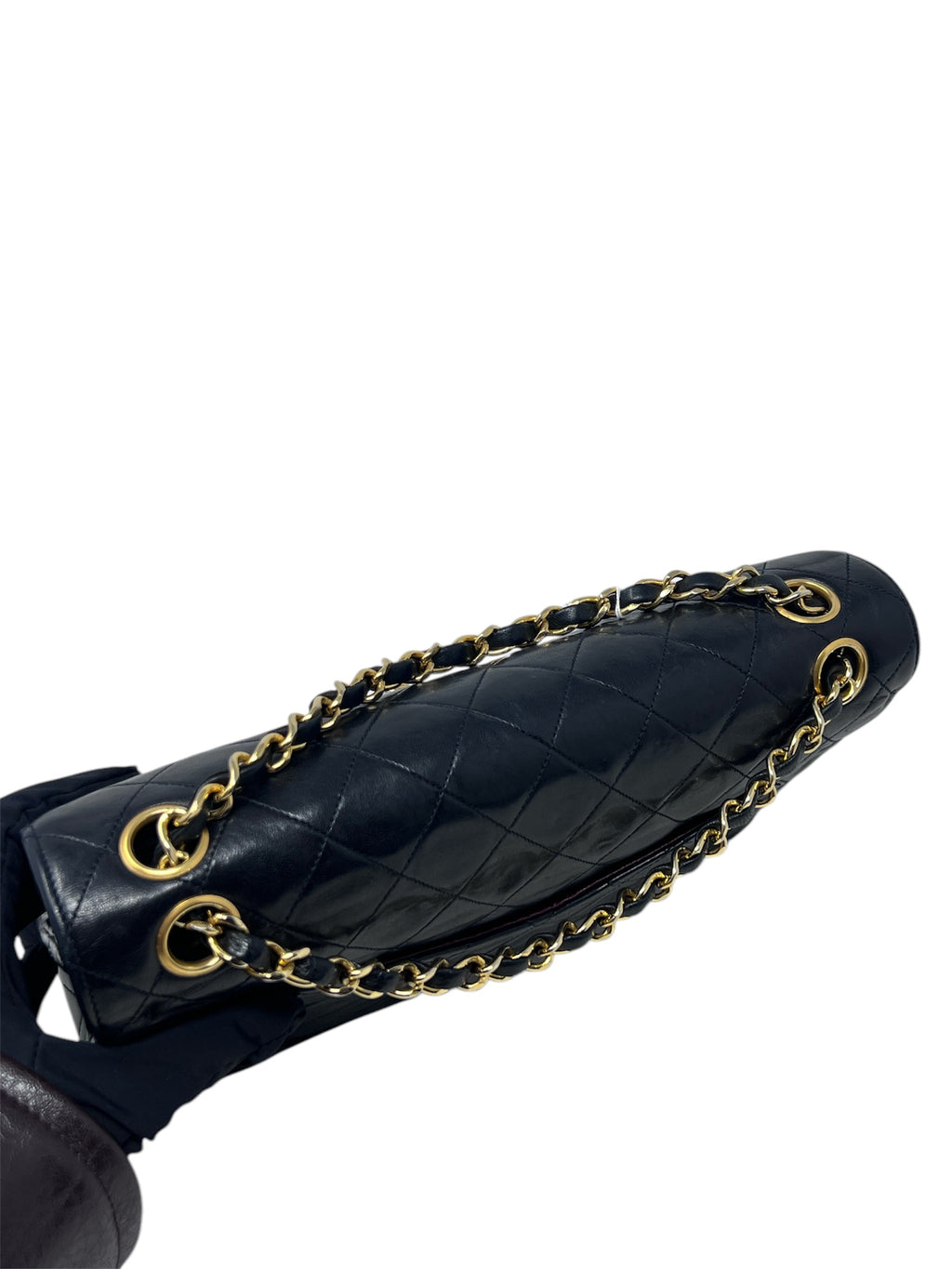 Chanel Vintage Curved Double Flap