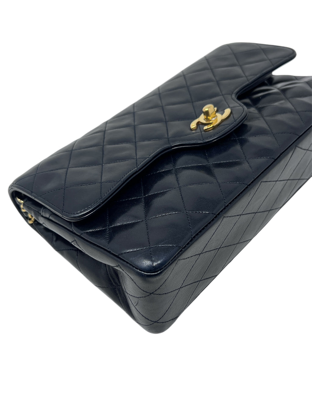 Chanel Vintage Curved Double Flap