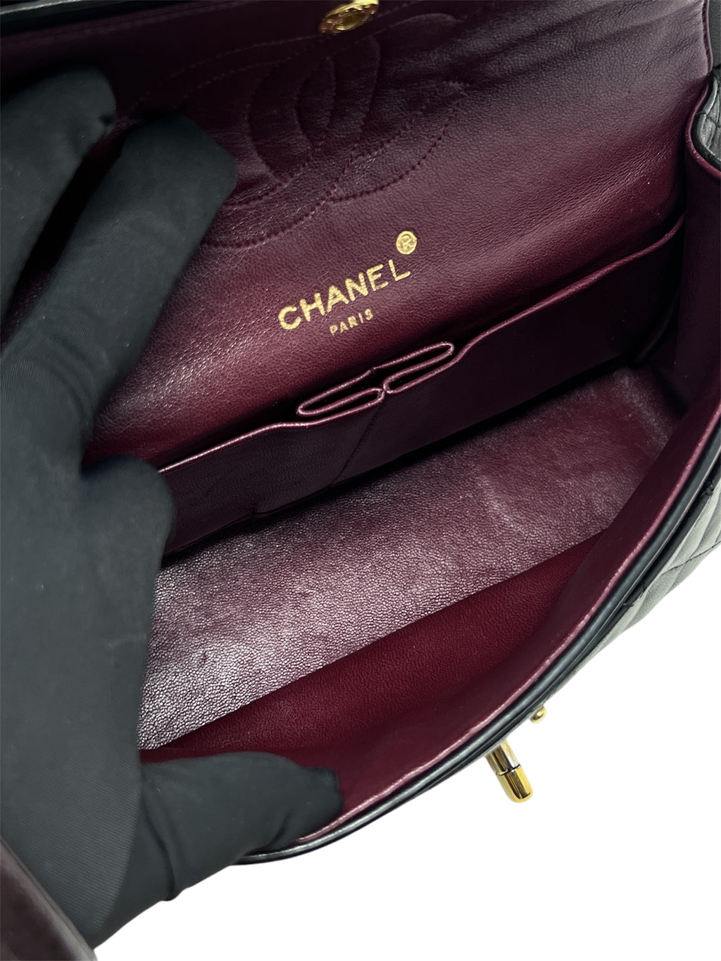 Chanel Vintage Curved Double Flap