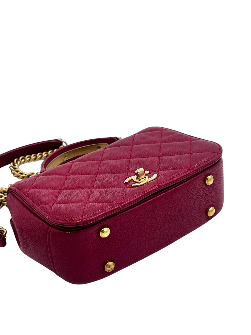 Chanel Caviar Quilted Top Handle Bag