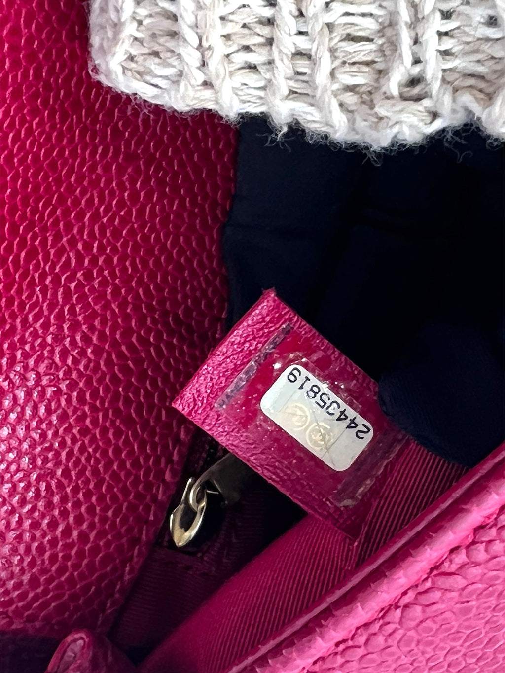 Chanel Caviar Quilted Top Handle Bag