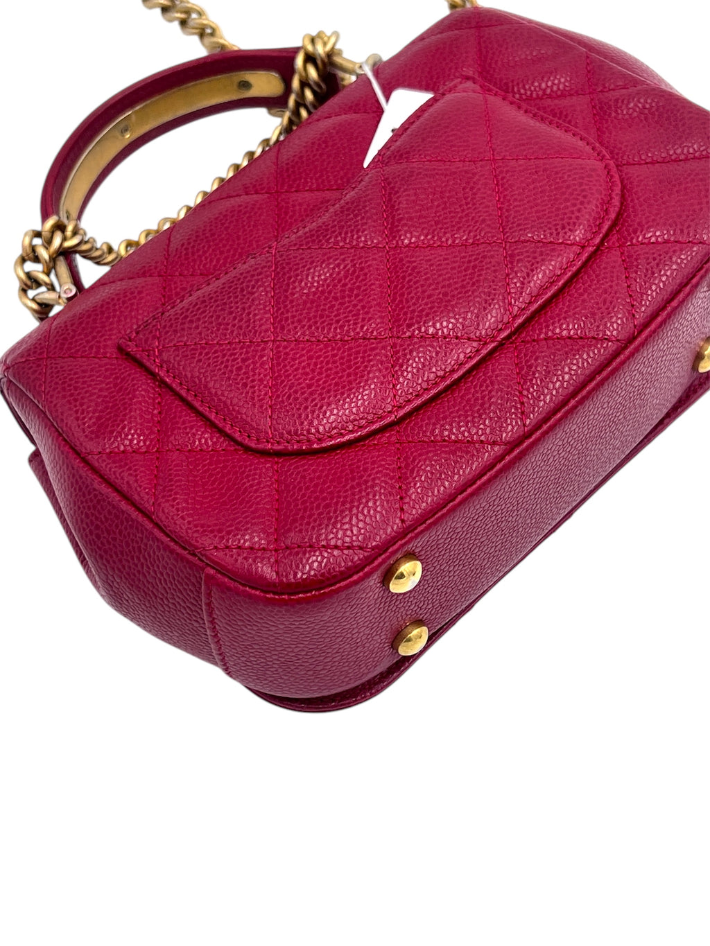 Chanel Caviar Quilted Top Handle Bag