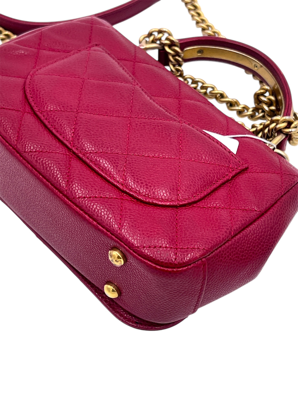 Chanel Caviar Quilted Top Handle Bag