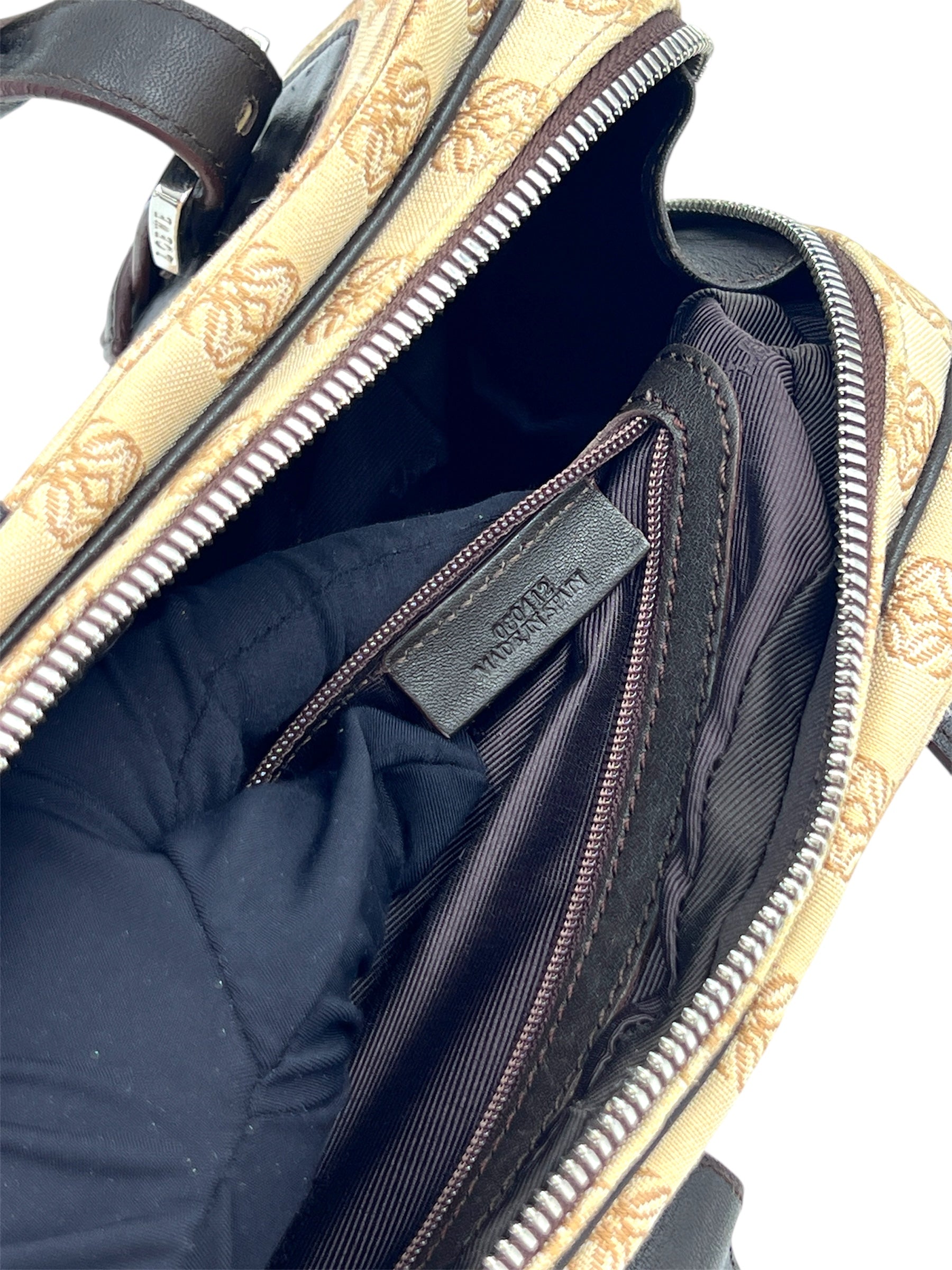 Preloved Loewe Senda Canvas Handbag