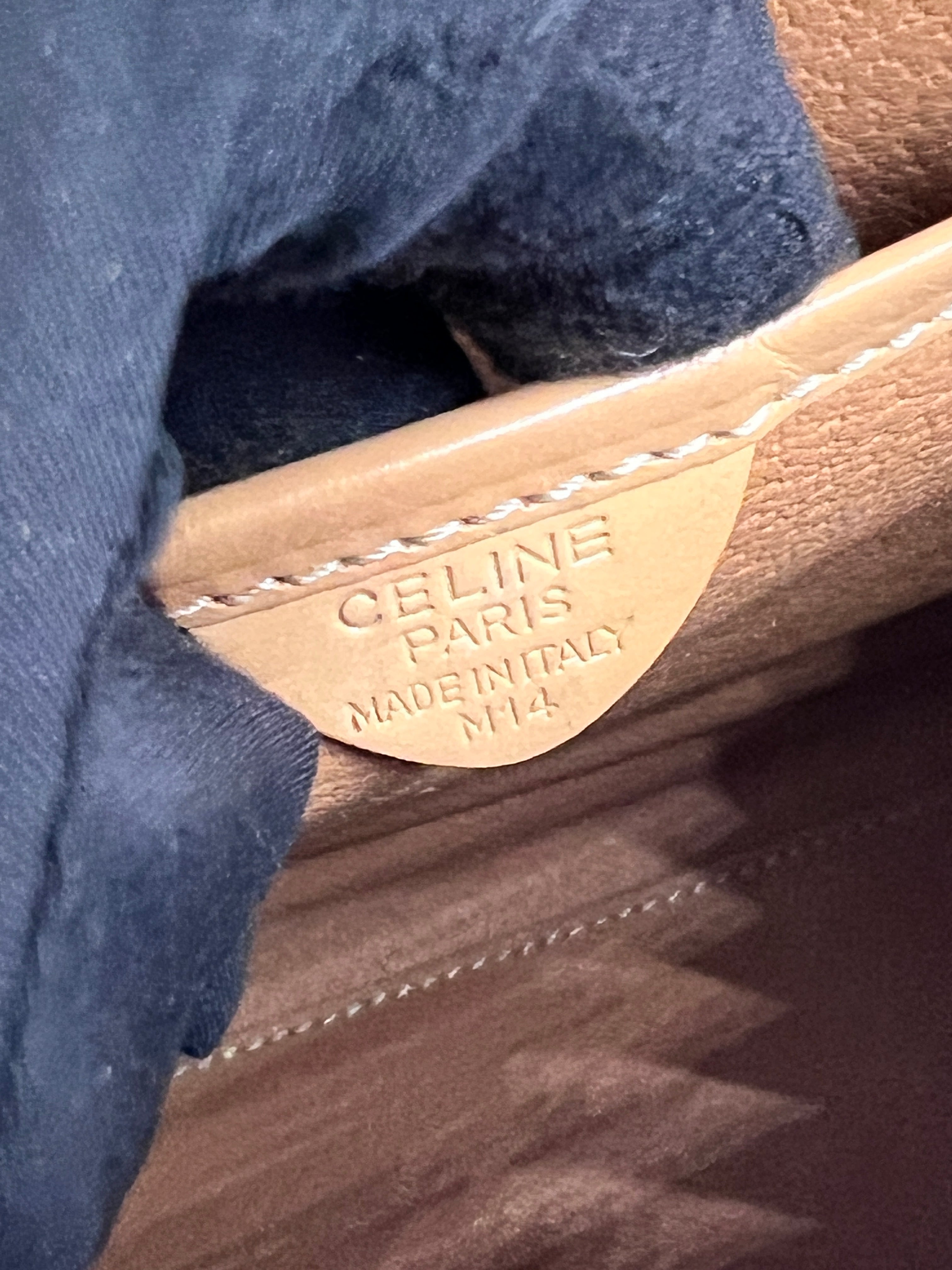 Celine Vintage Macadam Top Handle Bag