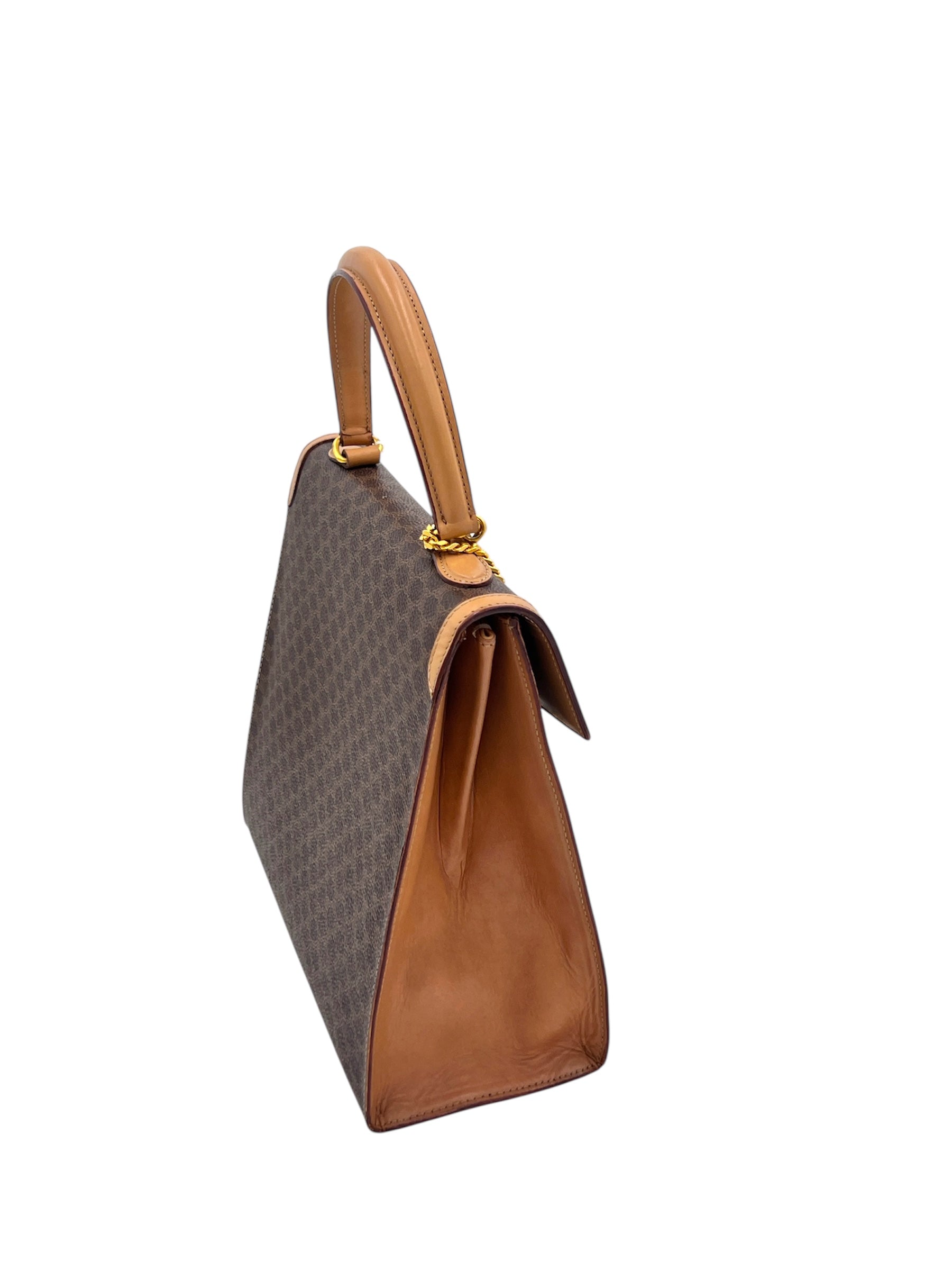 Celine Vintage Macadam Top Handle Bag