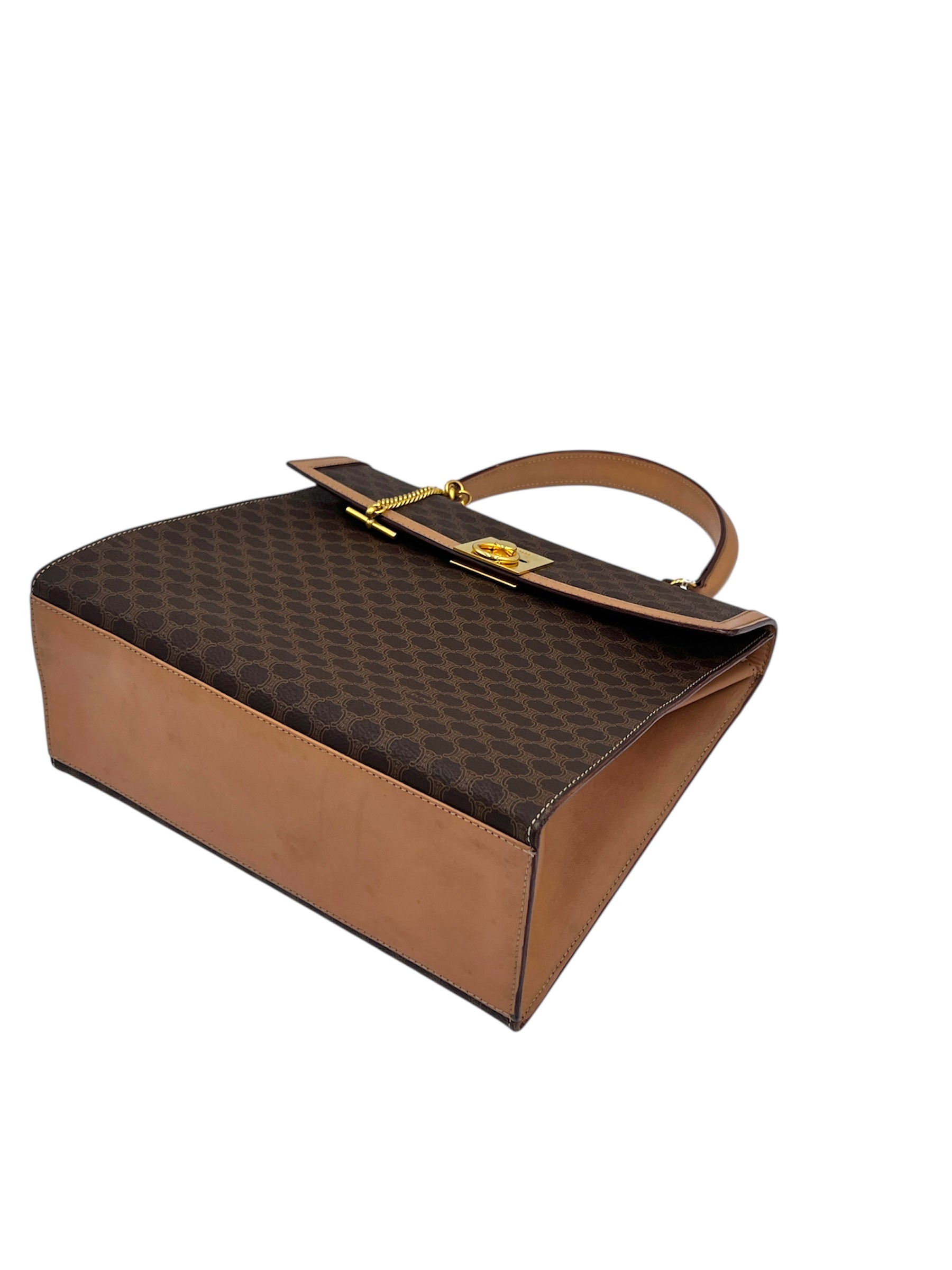 Celine Vintage Macadam Top Handle Bag