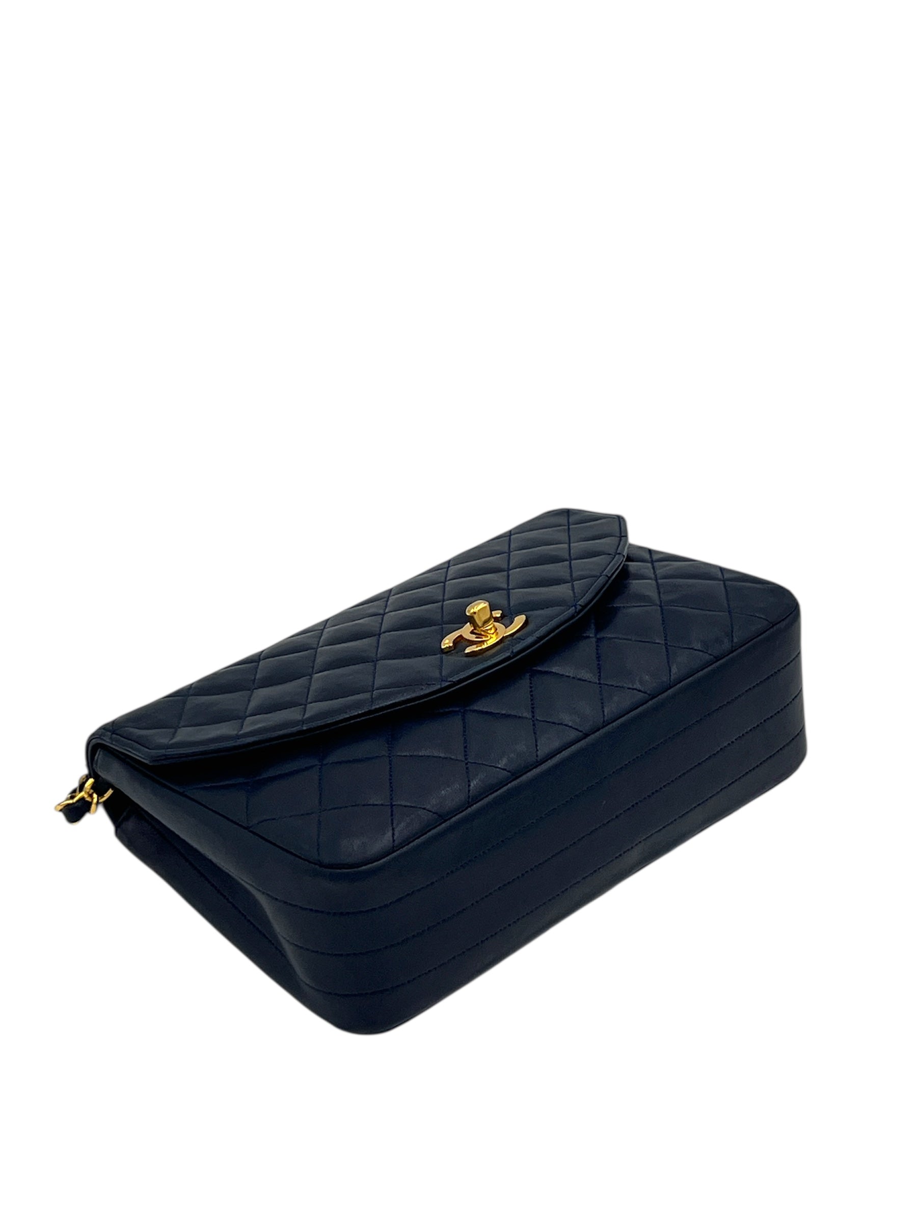 Chanel Half Moon Vintage Single Flap