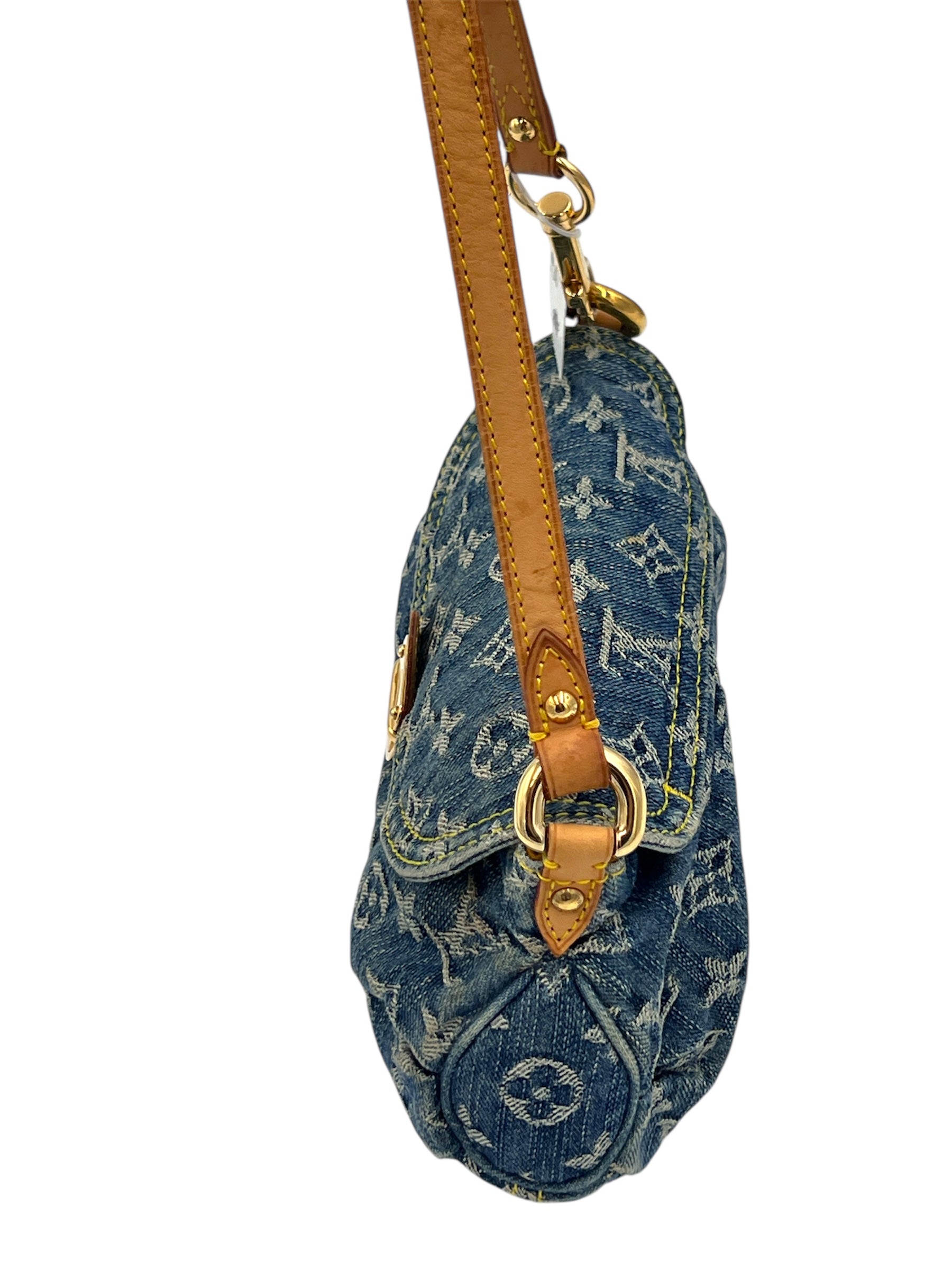 Louis Vuitton Denim Mini Pleaty