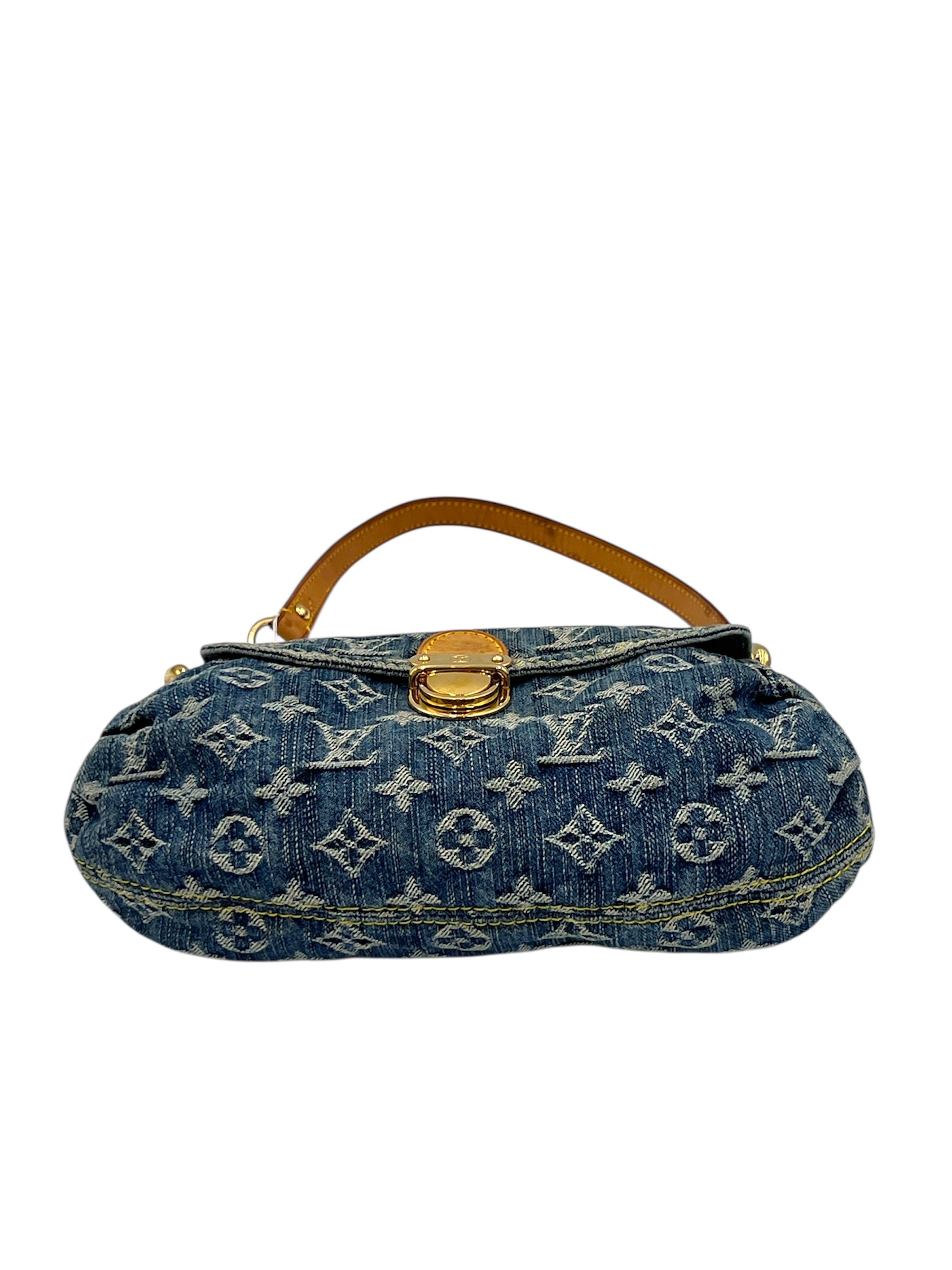 Louis Vuitton Denim Mini Pleaty