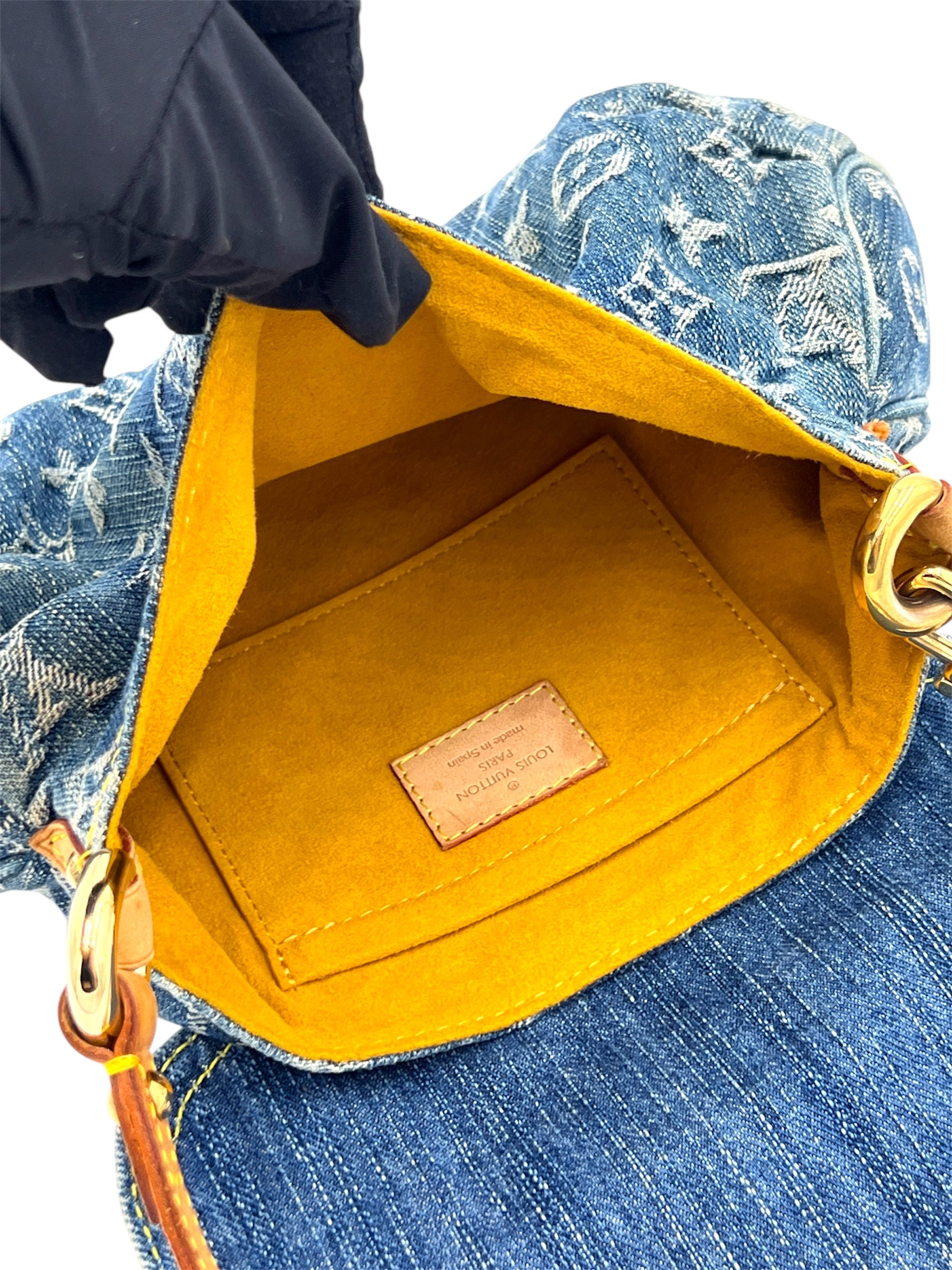 Louis Vuitton Denim Mini Pleaty