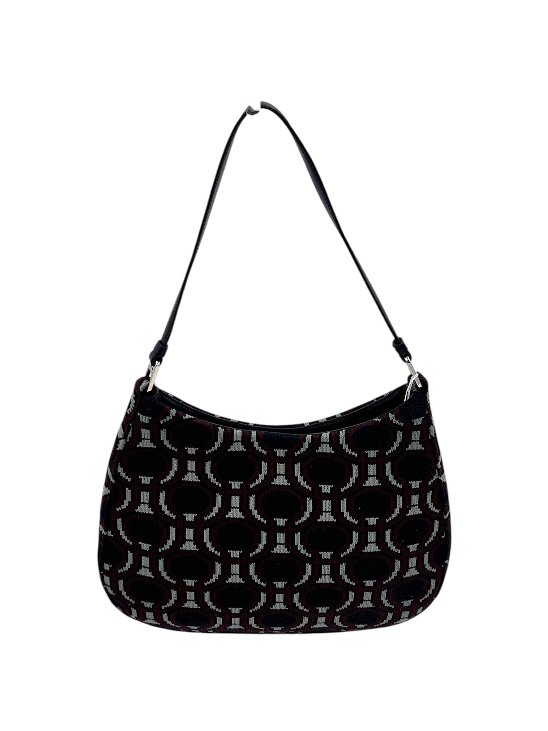 Prada Cleo Jacquard One Shoulder