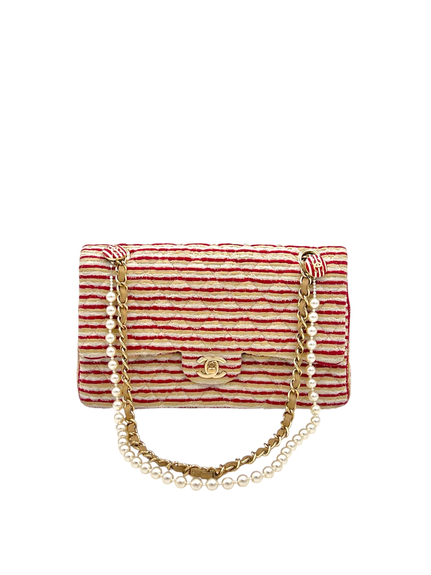 Chanel Coco Sailor Canvas Double Flap