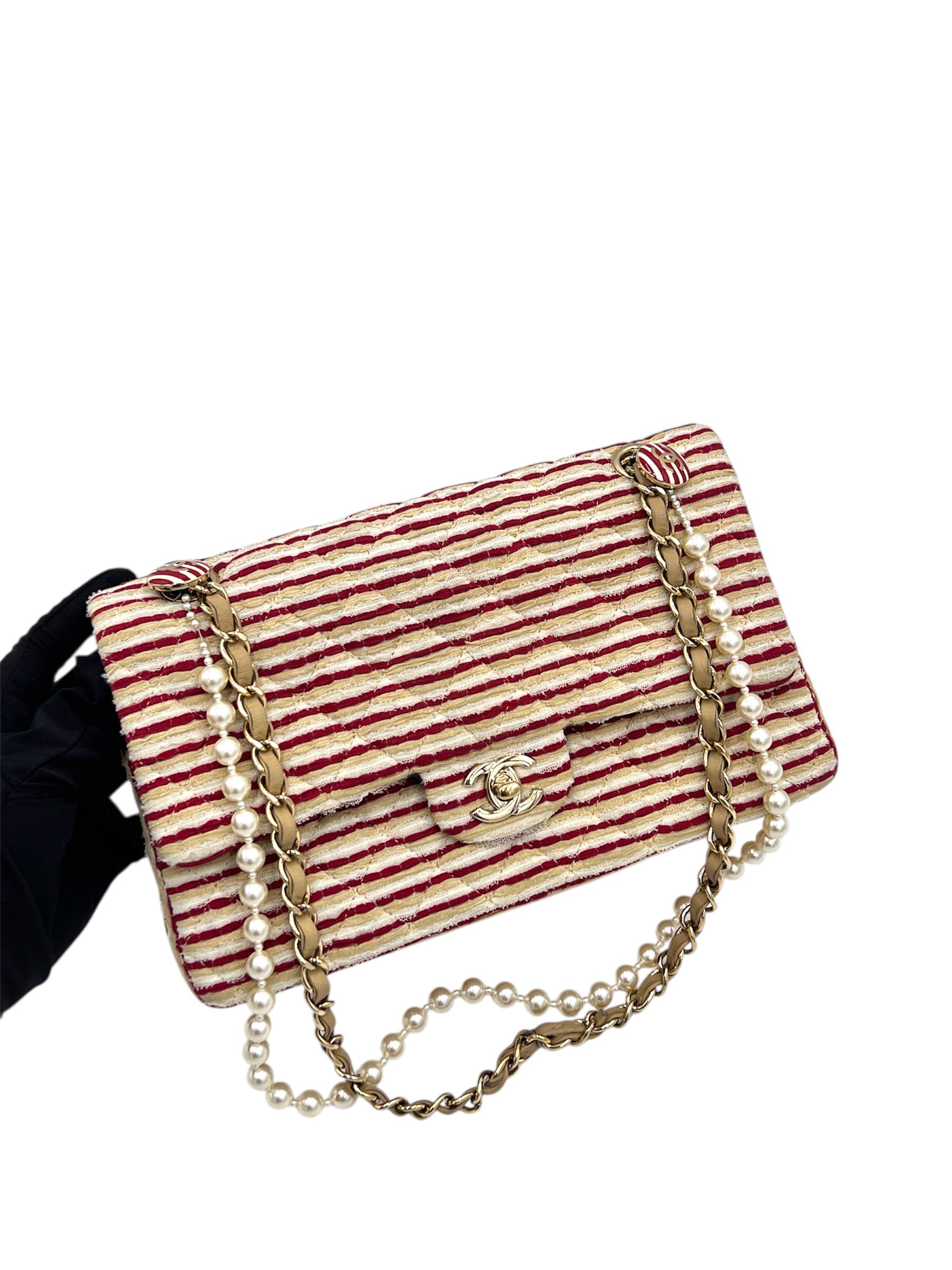 Chanel Coco Sailor Canvas Double Flap