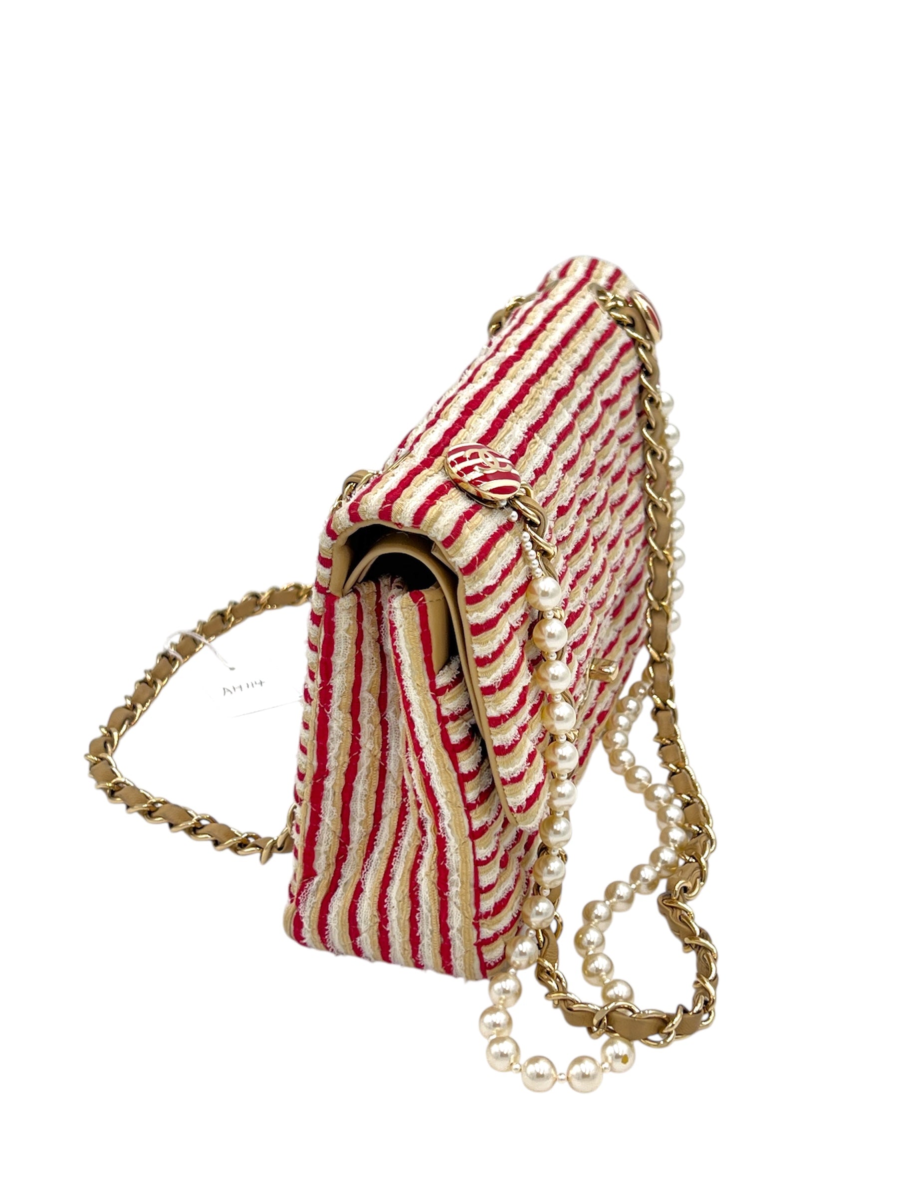 Chanel Coco Sailor Canvas Double Flap