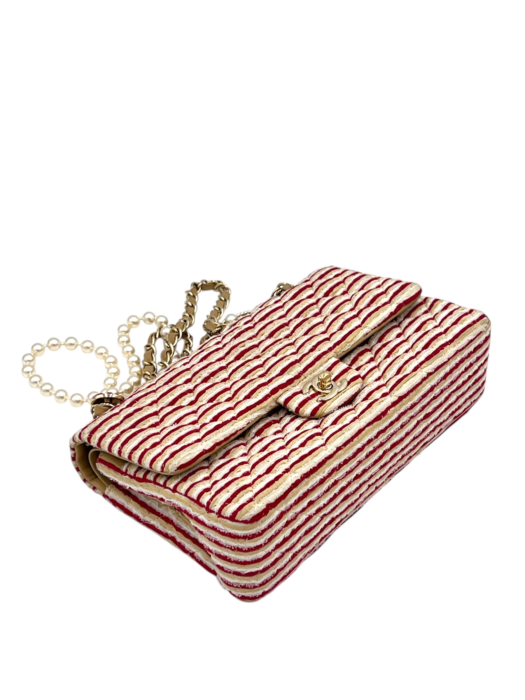 Chanel Coco Sailor Canvas Double Flap