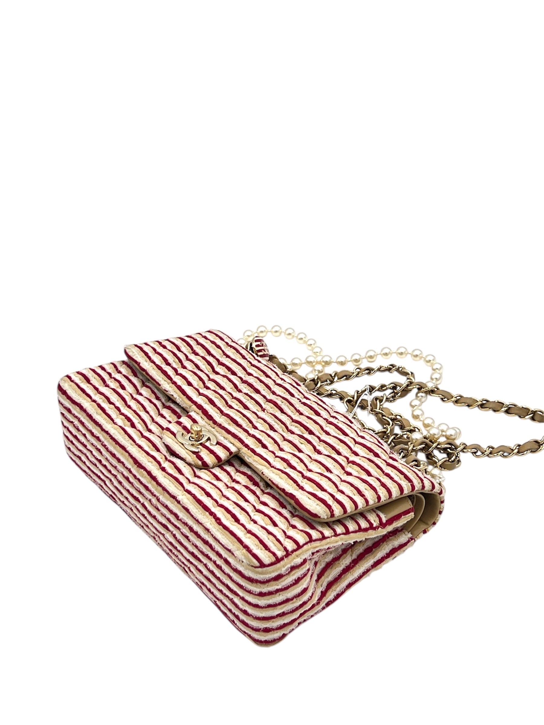 Chanel Coco Sailor Canvas Double Flap