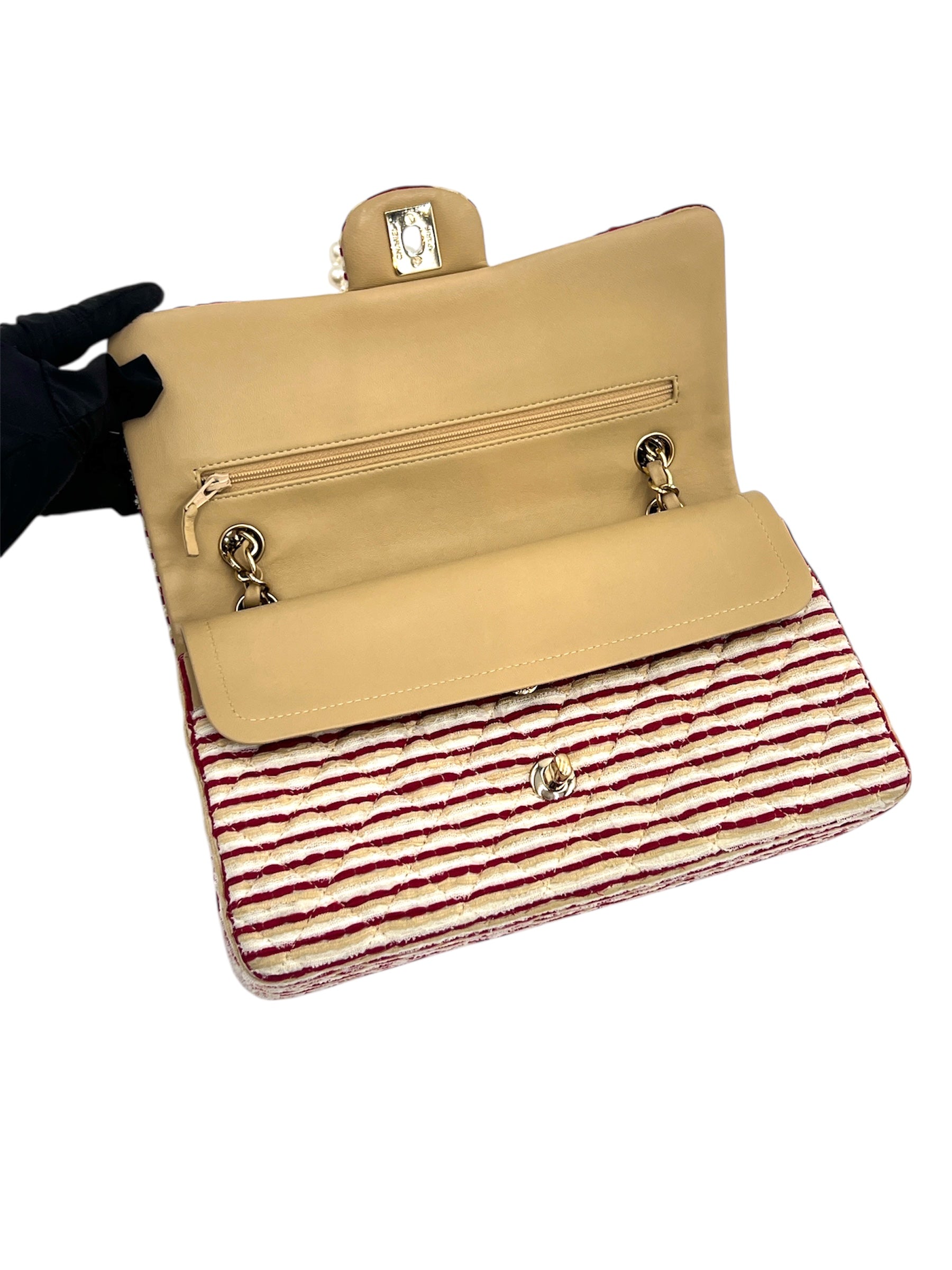 Chanel Coco Sailor Canvas Double Flap