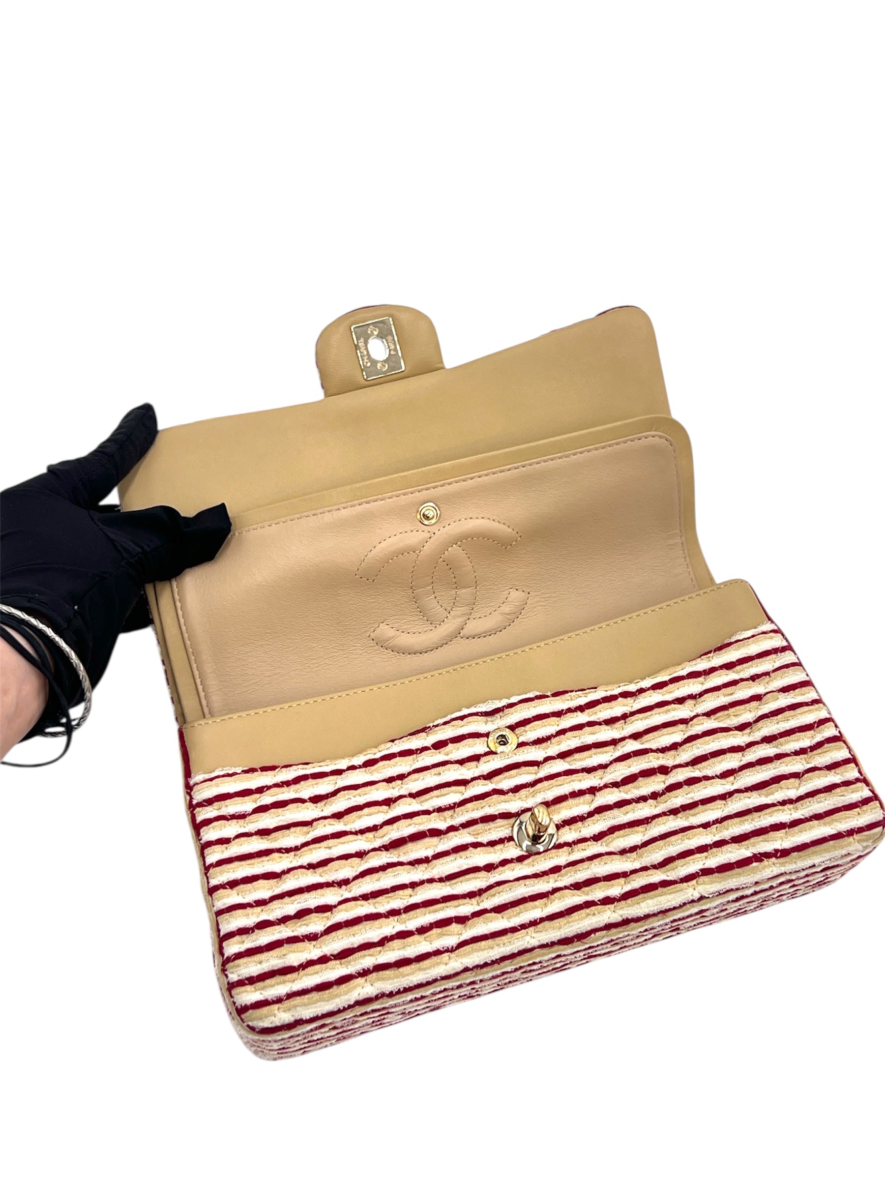 Chanel Coco Sailor Canvas Double Flap