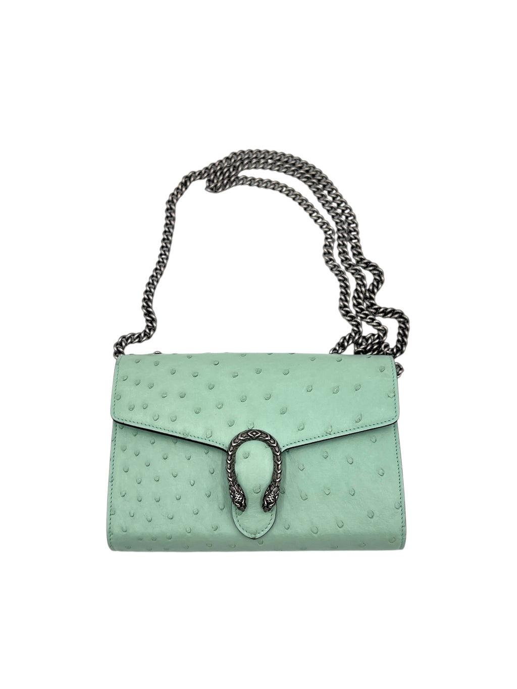 Gucci Dionysus Ostrich Chain Wallet