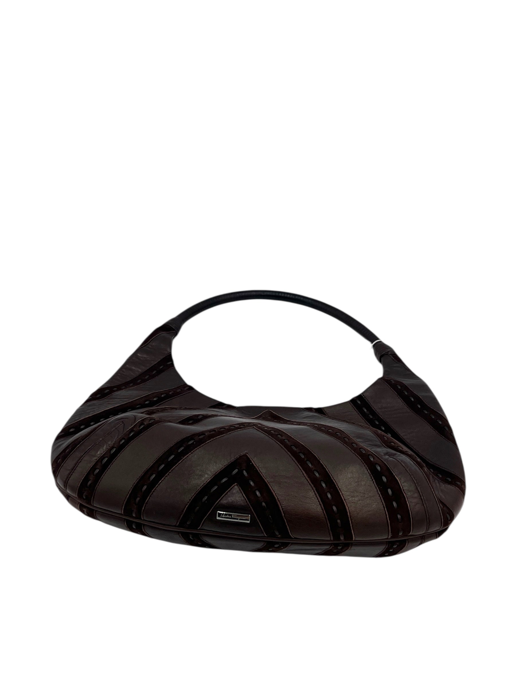 Ferragamo Leather One Shoulder