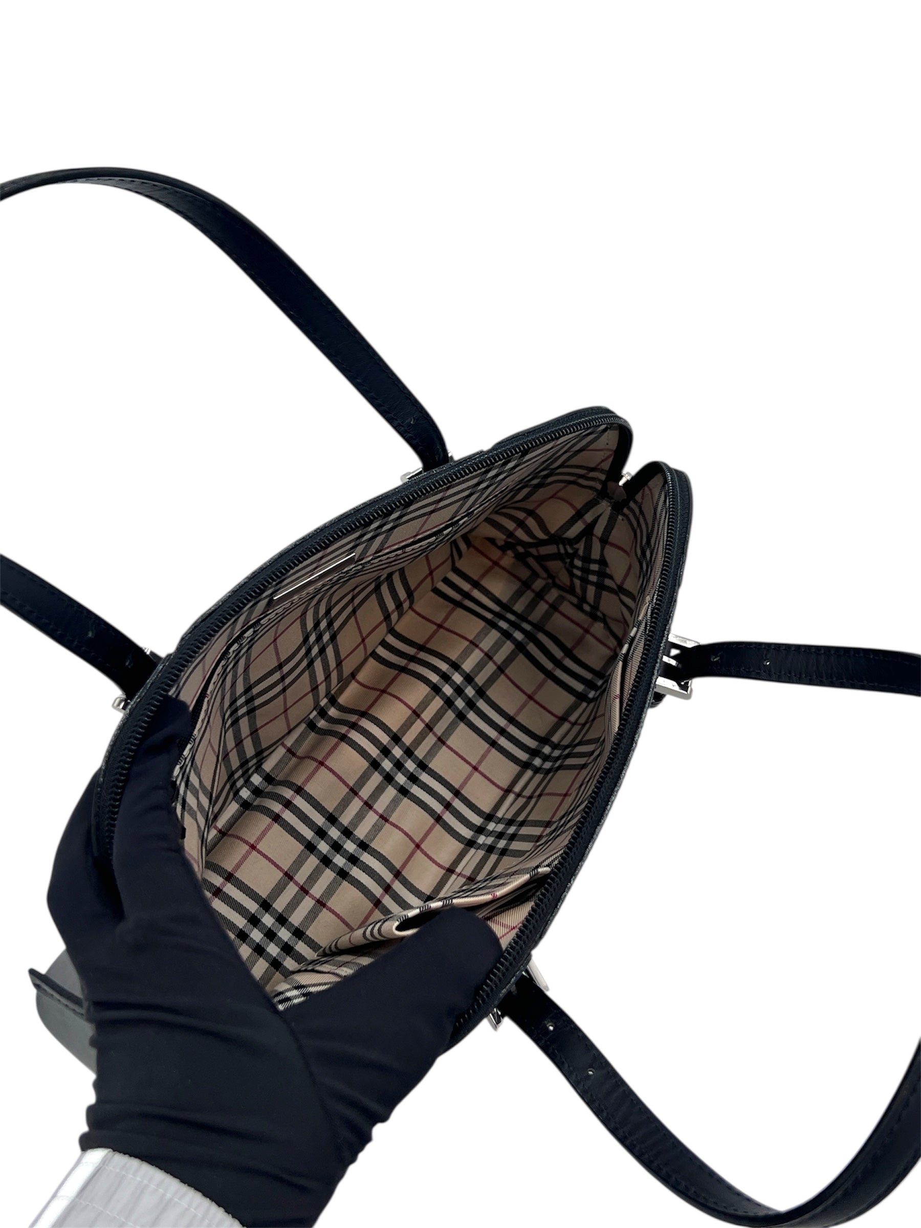 Burberry Leather Dome Tote