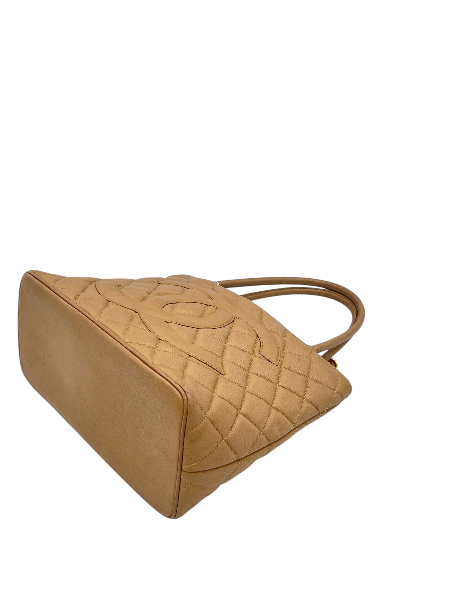 Chanel Caviar Medallion Tote