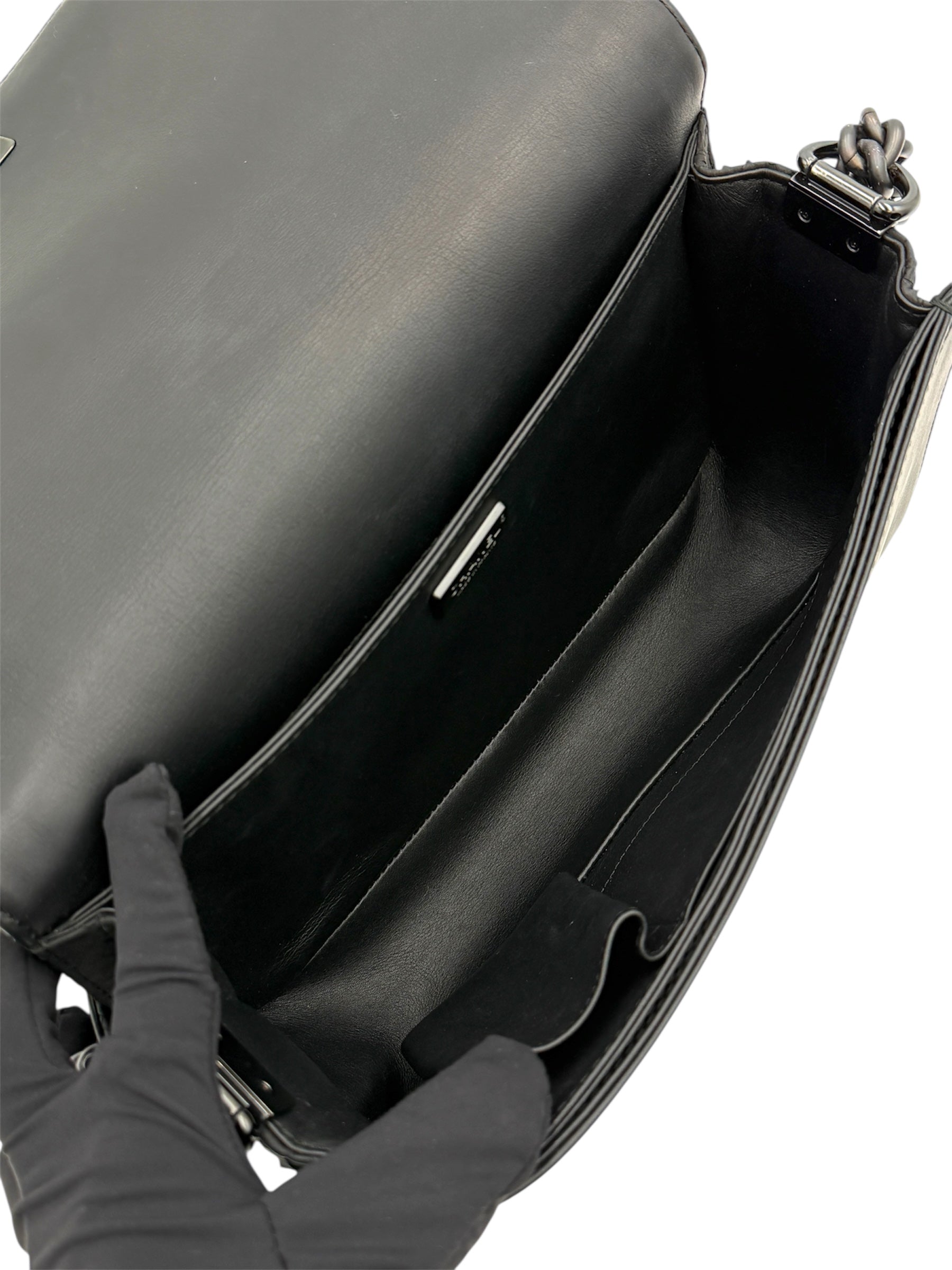 Chanel LeBoy Python Leather