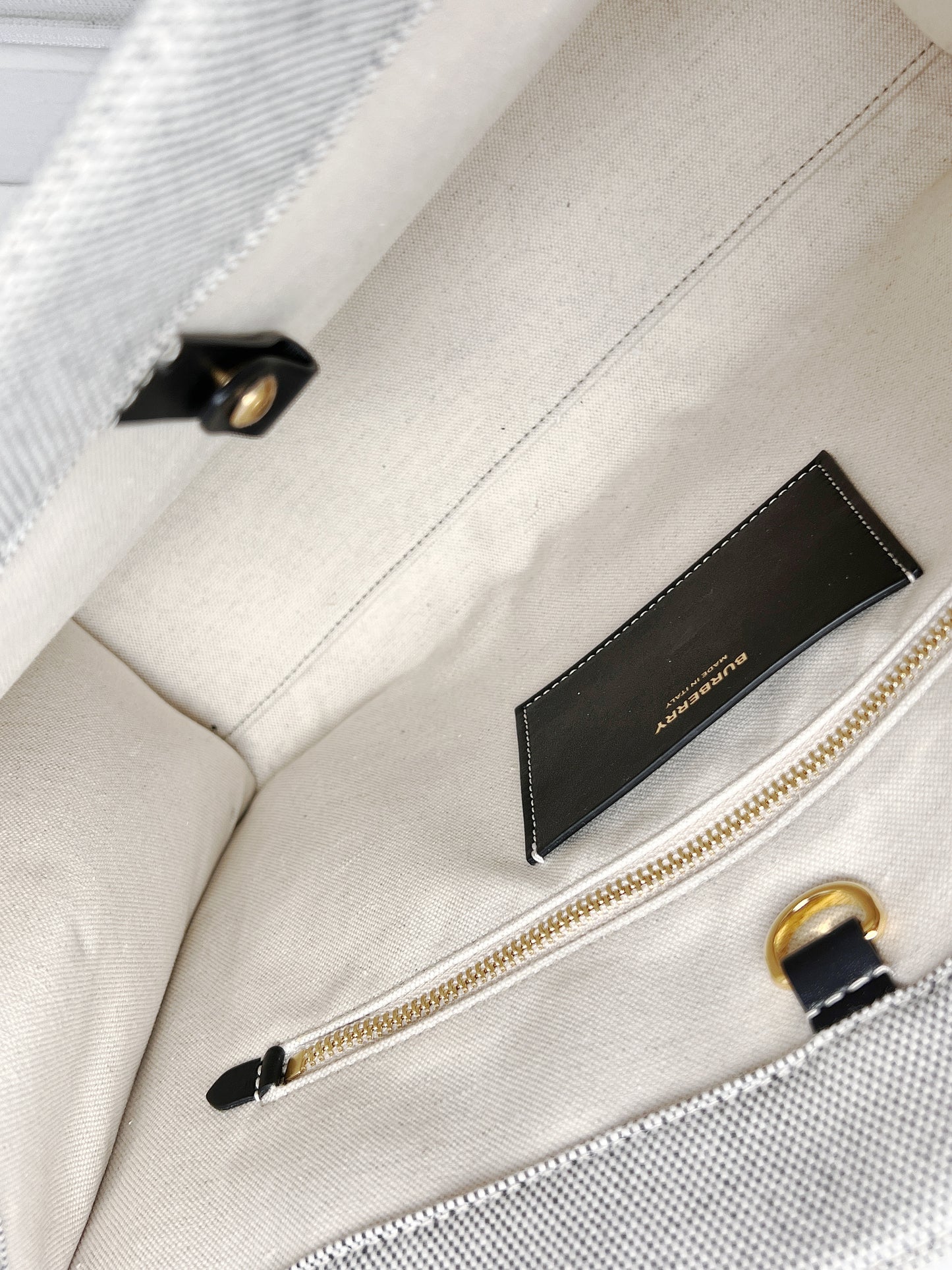 Burberry Canvas Horseferry Tote